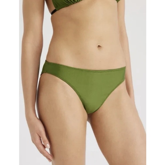 No Boundaries Womens Juniors Reversible Swimsuit Bathing Suit Black Green M 7-9 - Picture 4 of 7